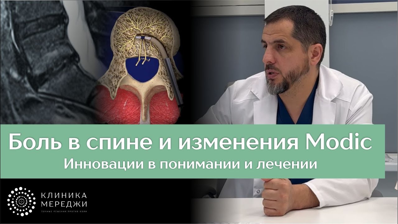 Новый источник боли: Базивертебральный нерв и эндплейтогенная боль в спине. Изменения Модик.