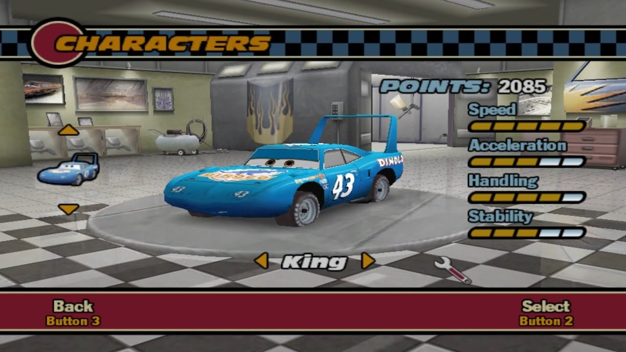 Cars The Video Game: All Characters & Gameplay 2024 (4K 60FPS)