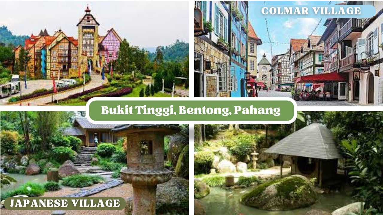 Colmar Tropical Village & Japanese Village, Bukit Tinggi, Bentong, Pahang || Travel Vlog