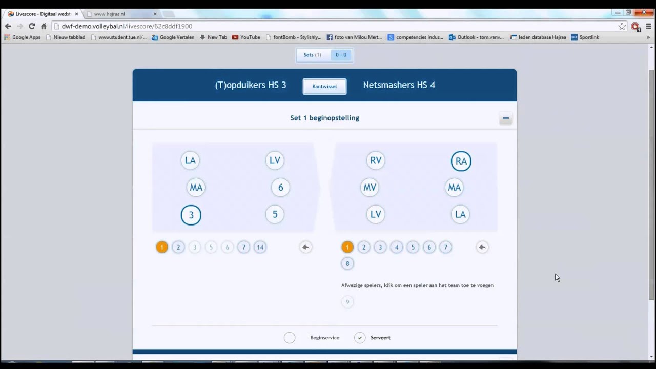 Hajraa DWF instructie Nevobo