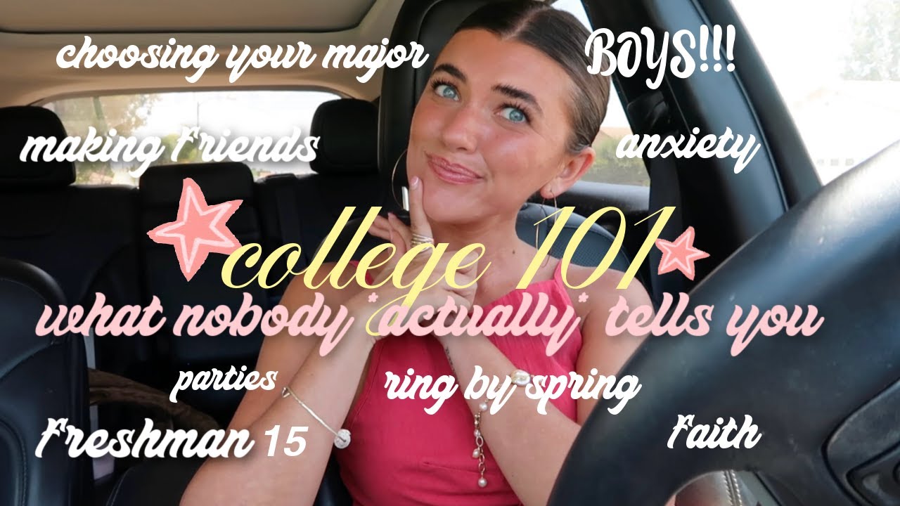 the college advice that NO ONE tells you about (what I wish I knew)