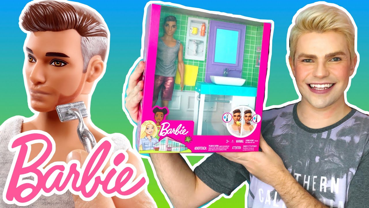 UM BONECO KEN QUE FAZ A BARBA! | Unboxing e Review