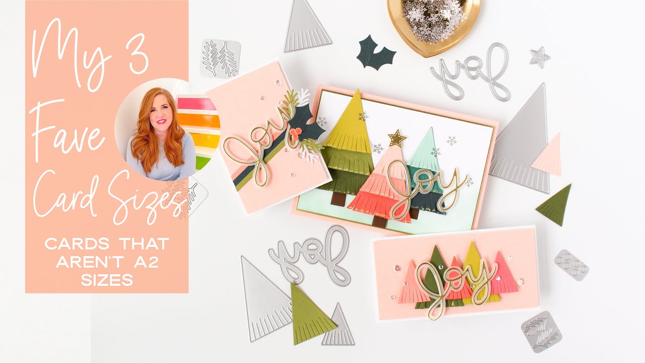 My 3 Favorite Card Sizes That Aren't A2 - Pretty Pink Posh October 2024 Release