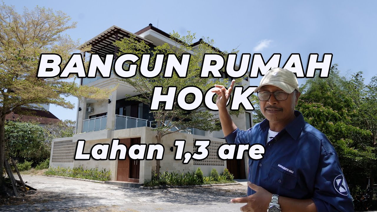 Biaya Membangun Rumah Hook 4 Kamar 3 Lantai Tanah 1,3 are oleh #kontraktorbali