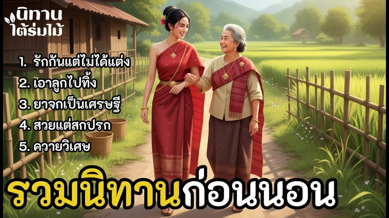 รวมนิทานก่อนนอน ฟังยาวๆ ｜ EP.79 #นิทานพื้นบ้าน  #นิทานสอนใจ #นิทานชาวบ้าน #เรื่องเล่าชาวบ้าน