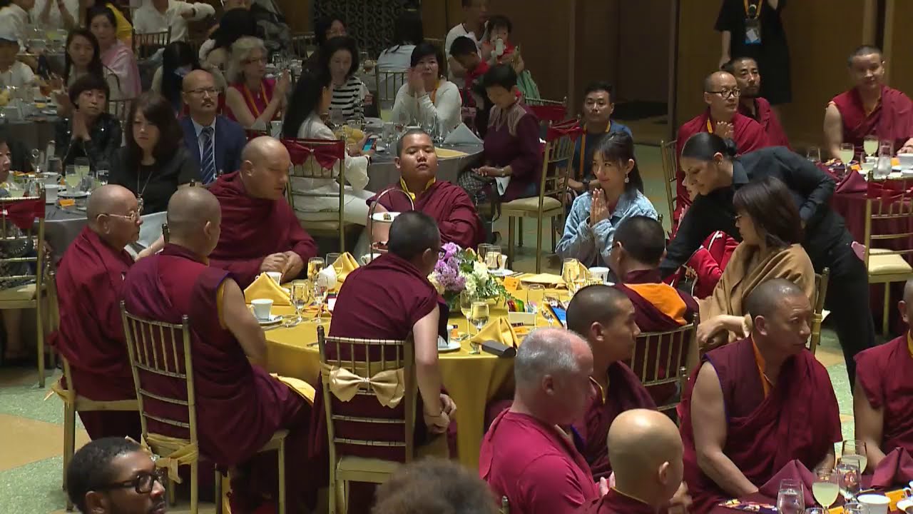 Celebratory Dinner with His Holiness 17th Gyalwang Karmapa