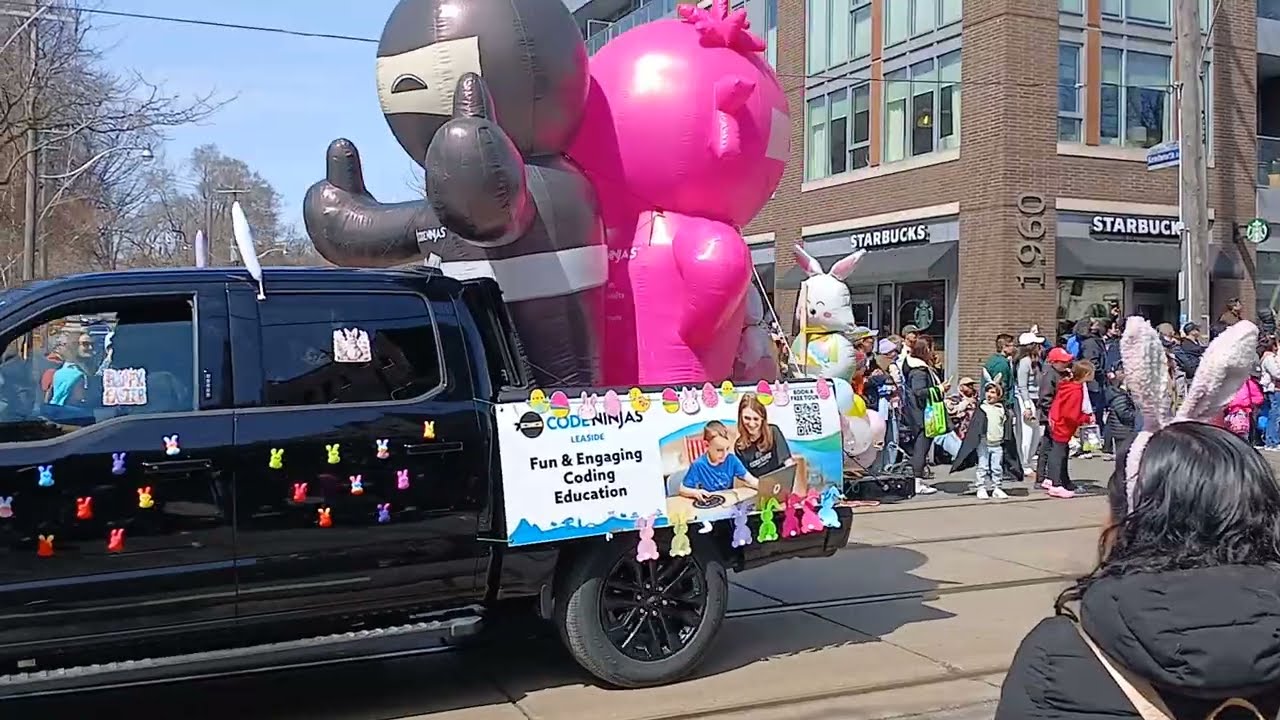 April 20, 2025 ,.. HENjUS TV 📺 ❤️ ,.  EASTER 🐣 ♥️ 2025 - PARADE  ,. TORONTO  CANADA ,. BEACHES ⛱️  ,