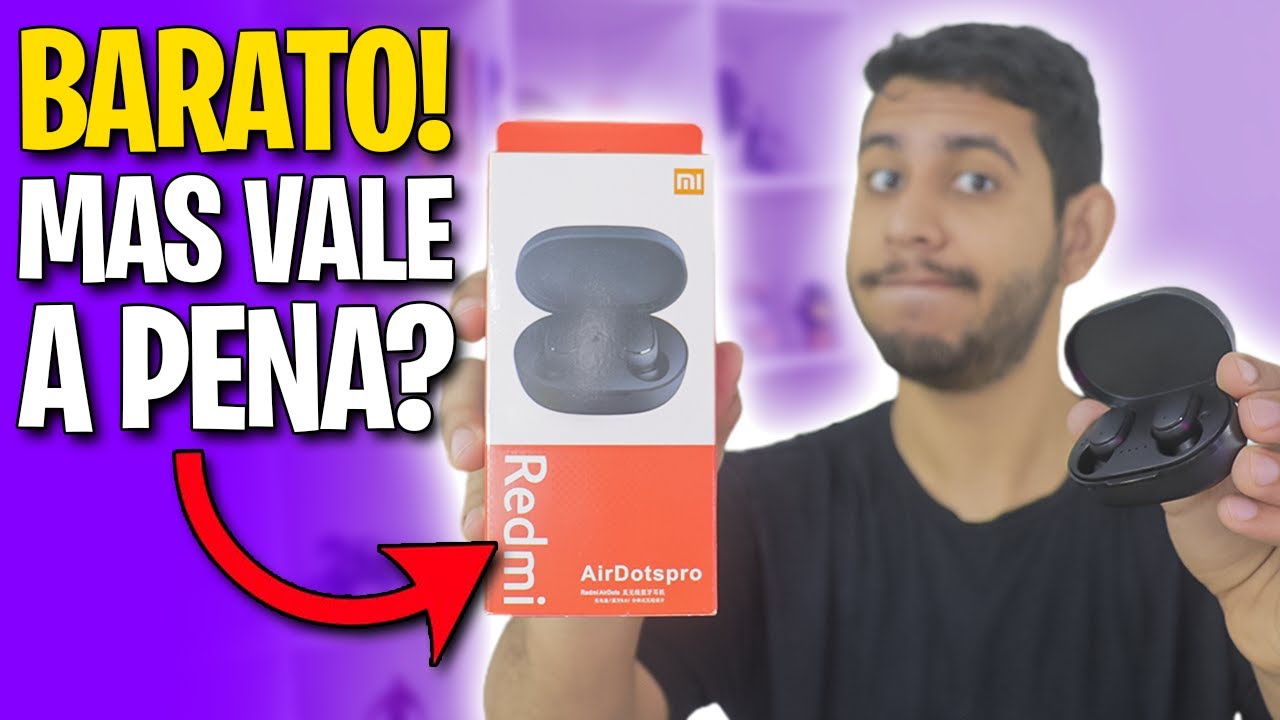 Fone Bluetooth BOM e BARATO REDMI AIRDOTS ainda VALE A PENA? Melhor fone barato? Unboxing e Review