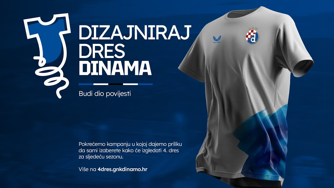 DIZAJNIRAJ. DRES. DINAMA. 💙