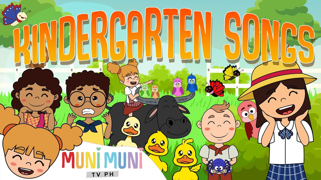 KINDERGARTEN SONGS | Animated Filipino Nursery Rhyme | Muni Muni TV PH