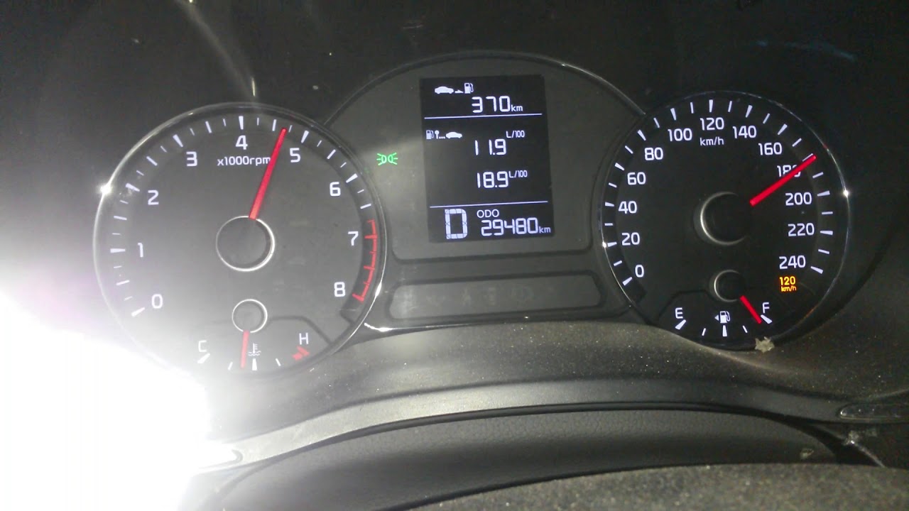 KIA CERATO test speed limit