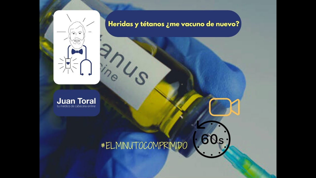 Me he hecho una herida ¿tengo que vacunarme del tétanos? // ⏱️💊 𝔼𝕝 𝕄𝕚𝕟𝕦𝕥𝕠 ℂ𝕠𝕞𝕡𝕣𝕚𝕞𝕚𝕕𝕠 13 ⏱️💊