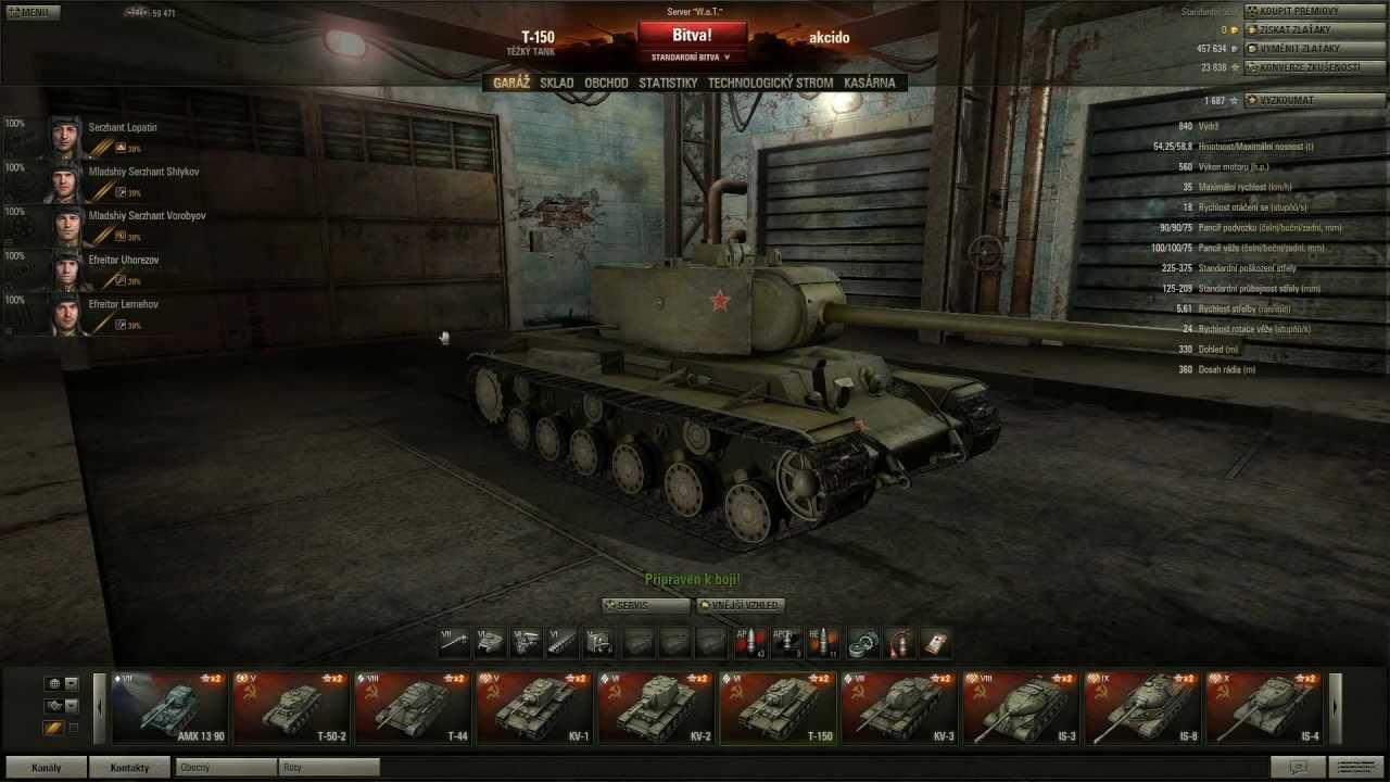 World of Tanks CZ (14.díl) - KV-2 + T-150