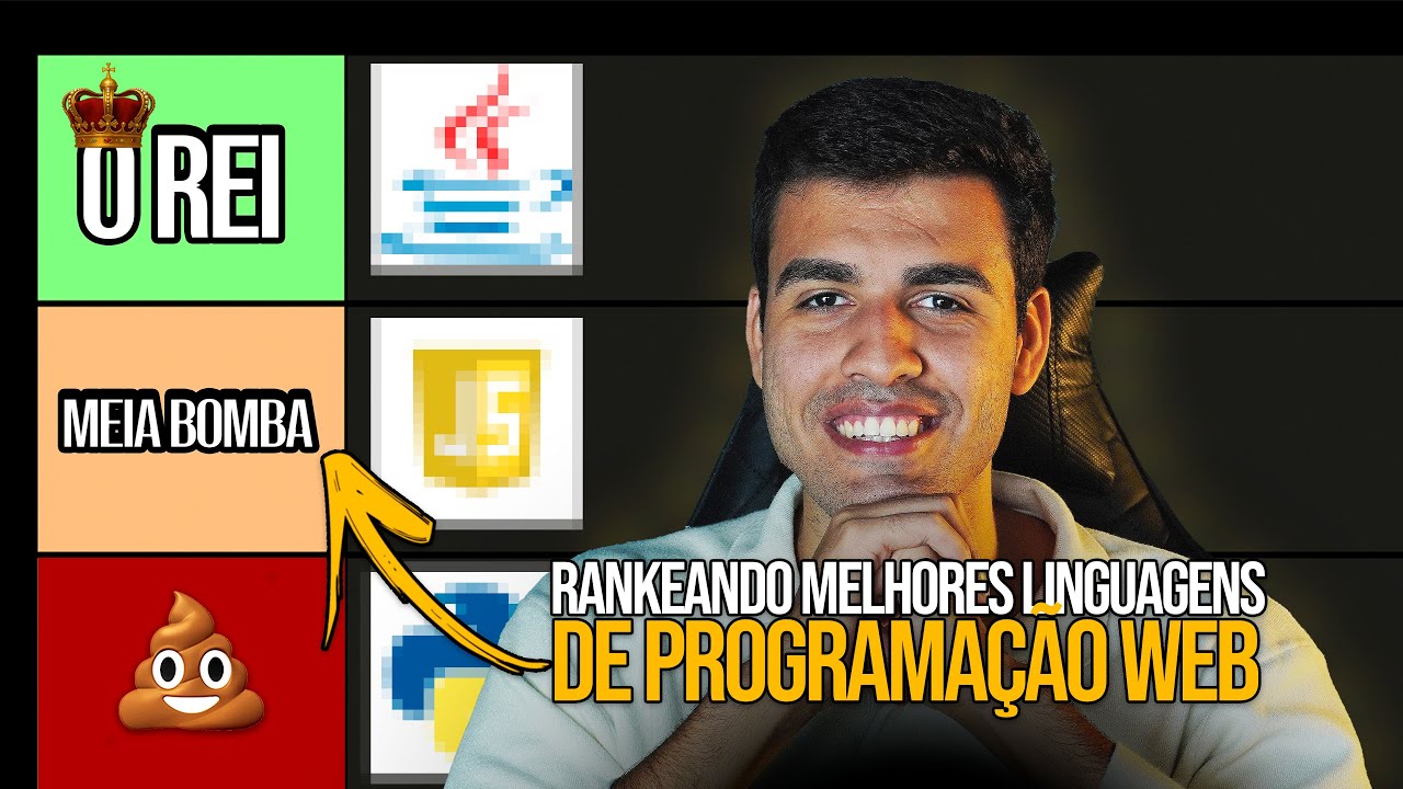 Qual a MELHOR linguagem de PROGRAMAÇÃO em 2025? (Tierlist Honesta!)