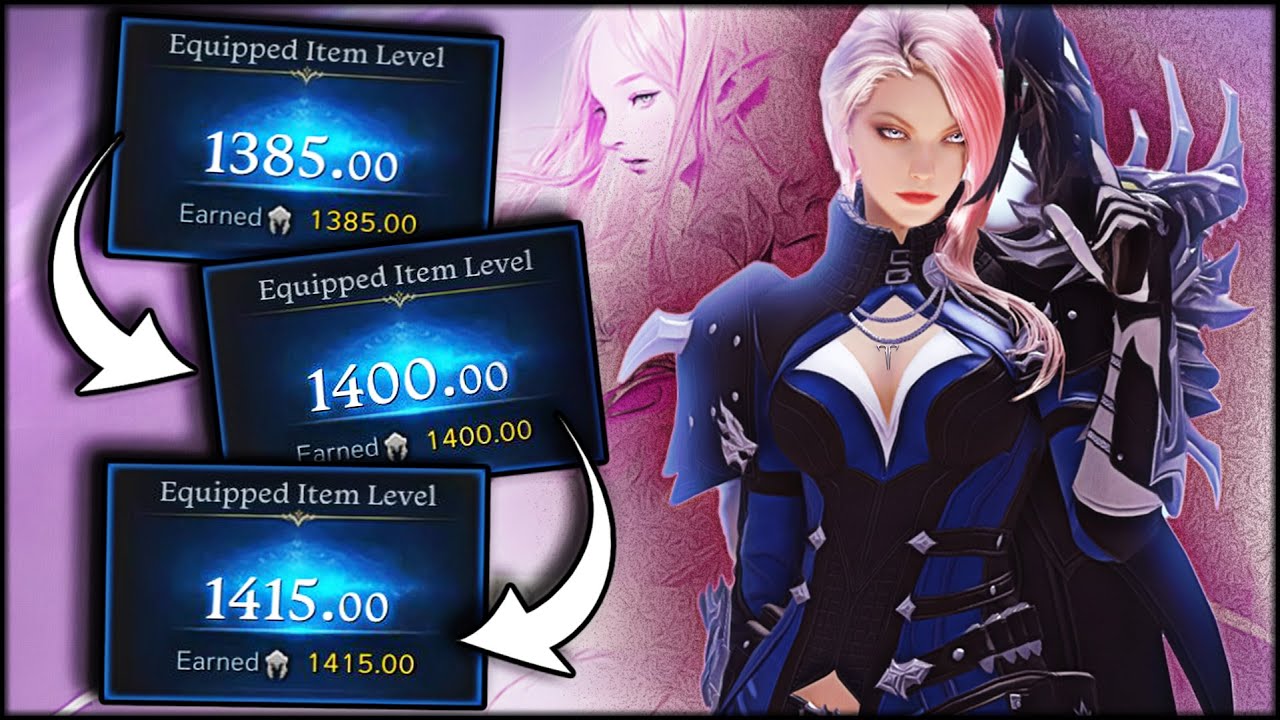 How I Level my ALTS Efficiently Beyond 1400 Without Spending to much GOLD in Lost Ark