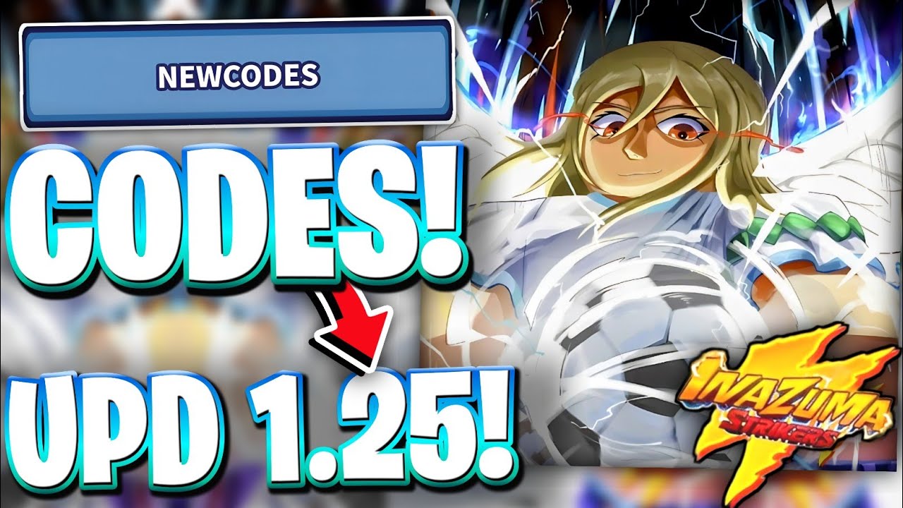 🔥[UPDATE 1.25] ALL NEWEST UPDATE 1.25 CODES FOR INAZUMA STRIKERS! ROBLOX INAZUMA STRIKERS CODES