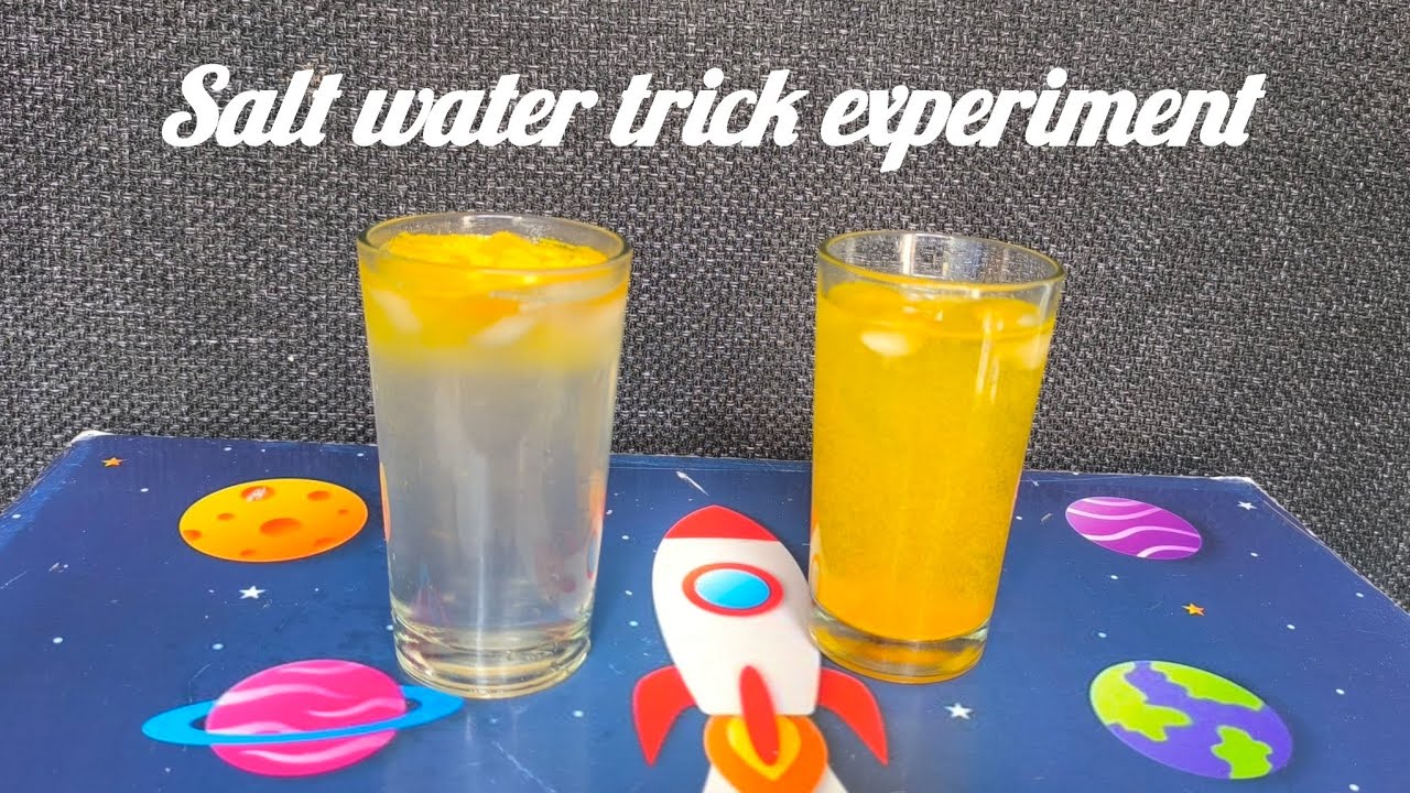 Salt water trick experiment|Science experiment at home|Science projects|Experiments for kids