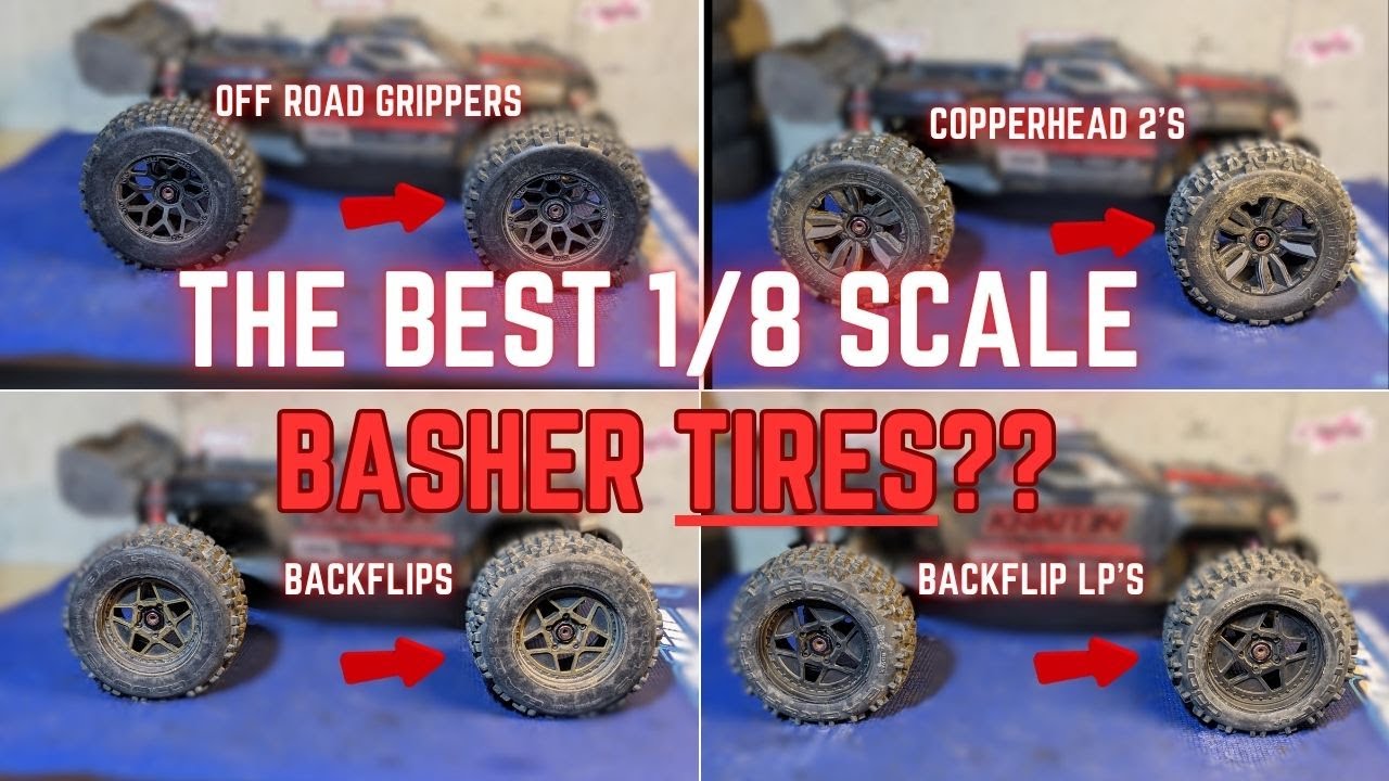 RC TIRE Review! 1/8 Scale Bashers