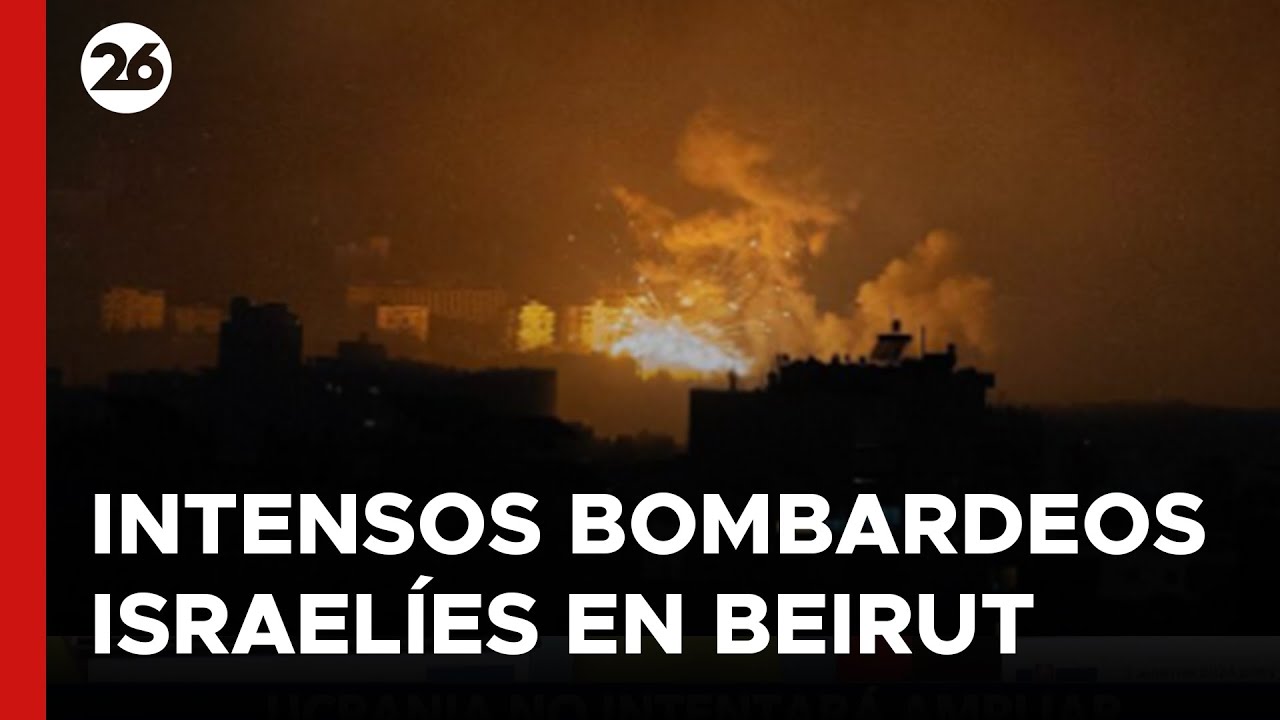 Los bombardeos israelíes en Beirut son los más intensos desde que comenzó la invasión