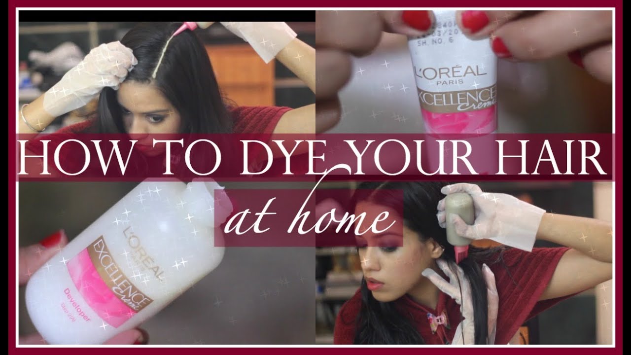 How to dye your hair at home ft Loreal Excellence Creme | Debasree Banerjee