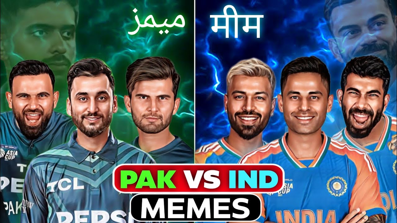 Ind VS Pak Funny Memes | Asia Cup Memes 2025