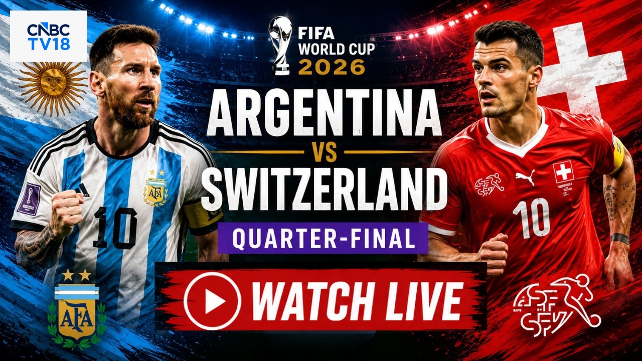 🔴Argentina Vs Switzerland LIVE: FIFA World Cup 2026 QUARTERFINAL at Kansas City | Messi Goals | N18G