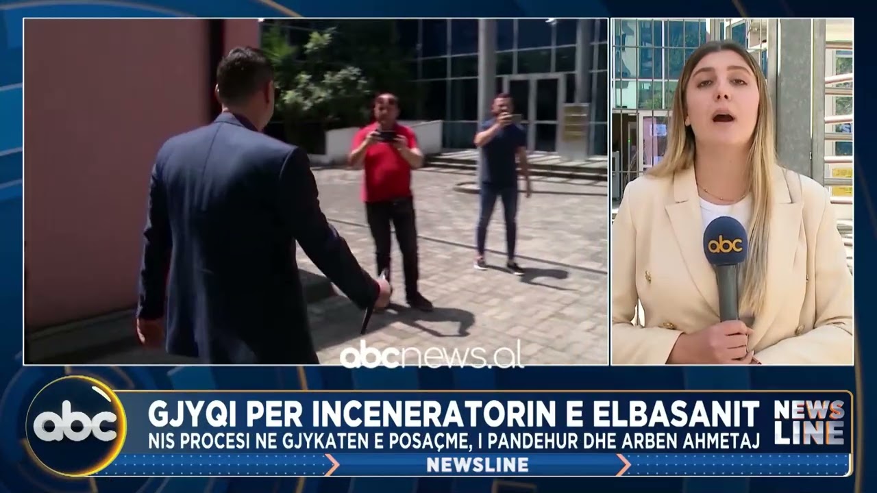 Gjyqi p&euml;r inceneratorin e Elbasanit/ Nis procesi n&euml; Gjykat&euml;n e Posa&ccedil;me, i pandehur dhe Arben Ahmetaj