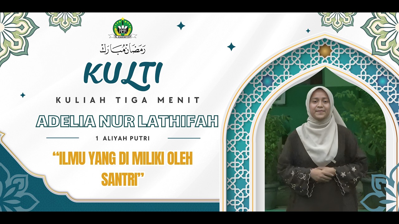 BERSUNGGUH-SUNGGUH | ADELIA NUR LATIFAH 1 MA PUTRI  #RANTANG2026 #kulti