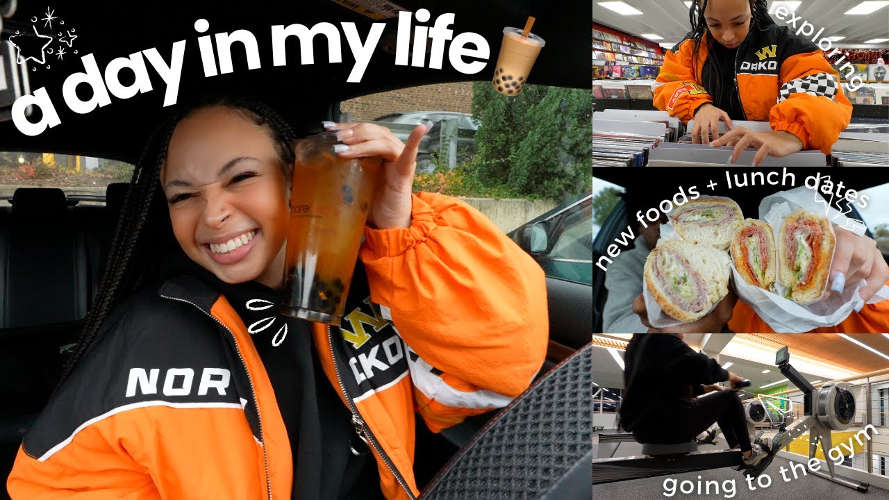 vlog: hang out with me for a day! | exploring my city, boba, going to the gym, lunch dates + more