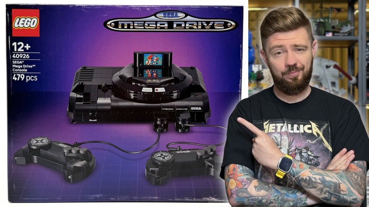 KONSOLA SEGA MEGA DRIVE 🎮 LEGO 40926 RECENZJA