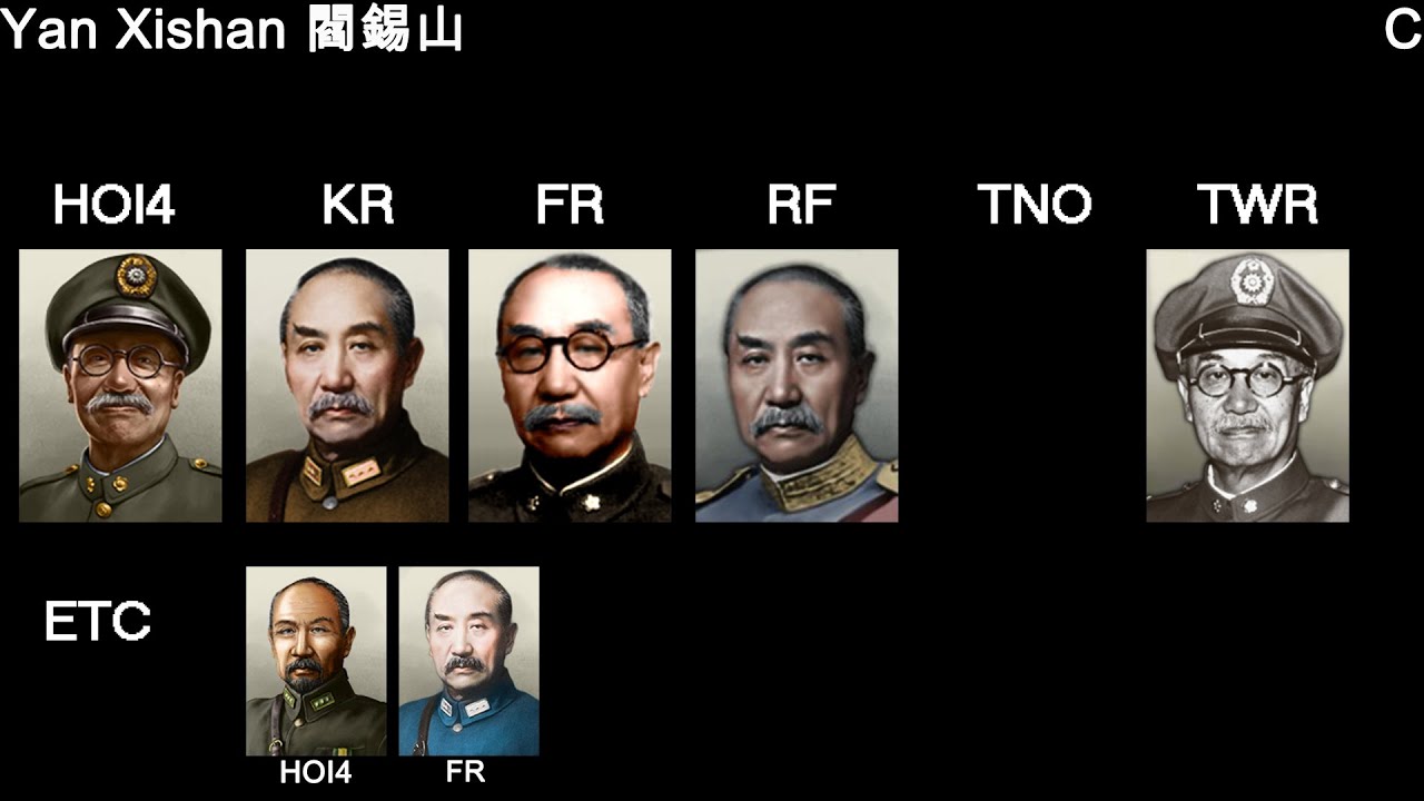 Hoi4 Chinese Portrait Compilation