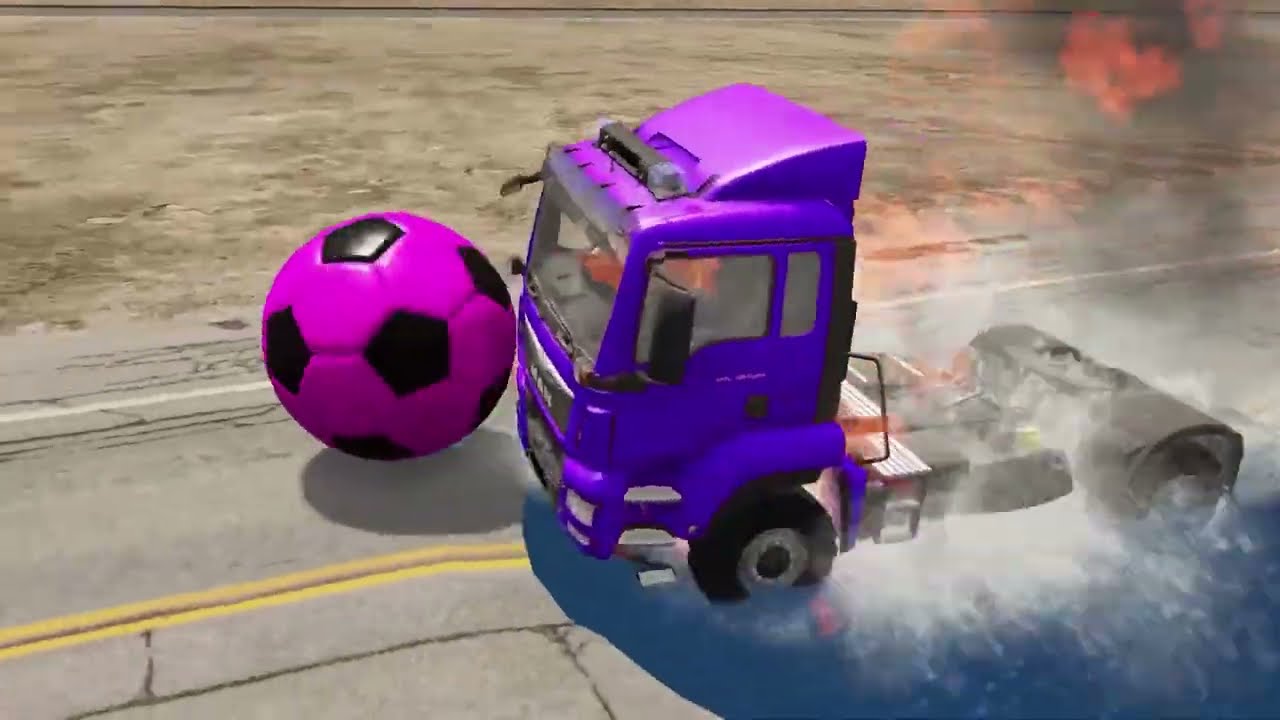 TRANSPORTING PIXAR CARS & FRUITS WITH COLORED & JOHN DEERE vs CLAAS vs TRACTORS - BeamNG.drive #962