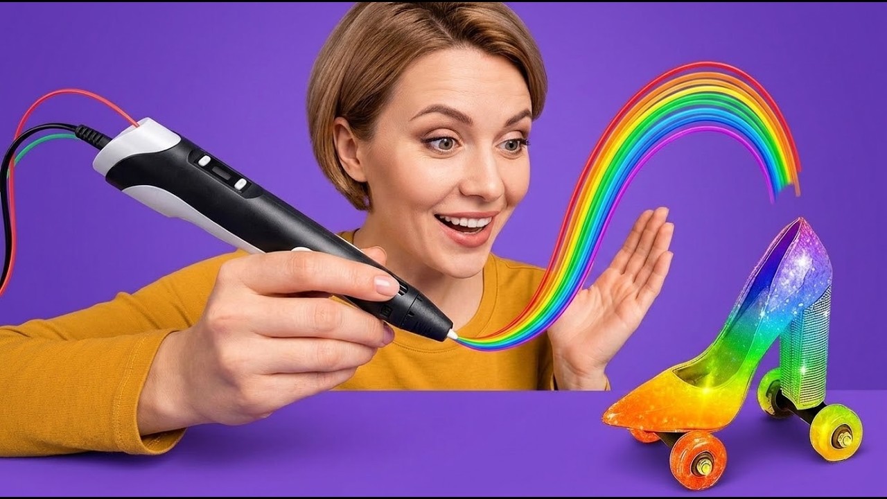 COOLE 3D-STIFT HANDWERKE || Fantastische Fuß Hacks Bastelideen Von 123 GO!GOLD