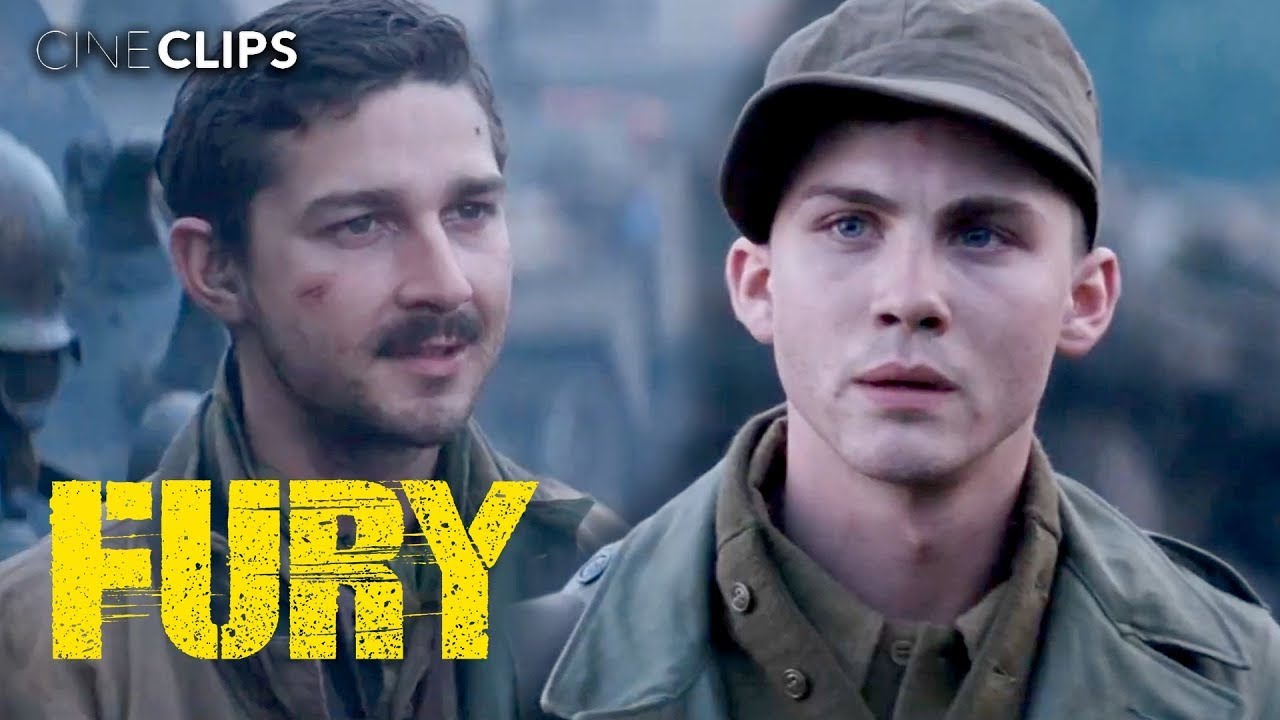 Fury | Norman Joins The Army (ft. Logan Lerman & Shia LaBeouf) | CineClips