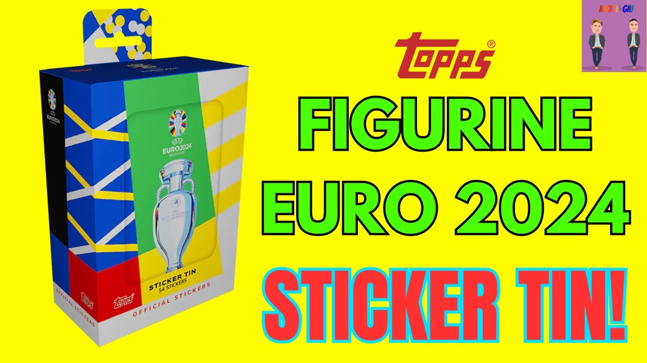 FIGURINE EURO 2024 - TOPPS - Apriamo lo STICKER TIN! ⚽️