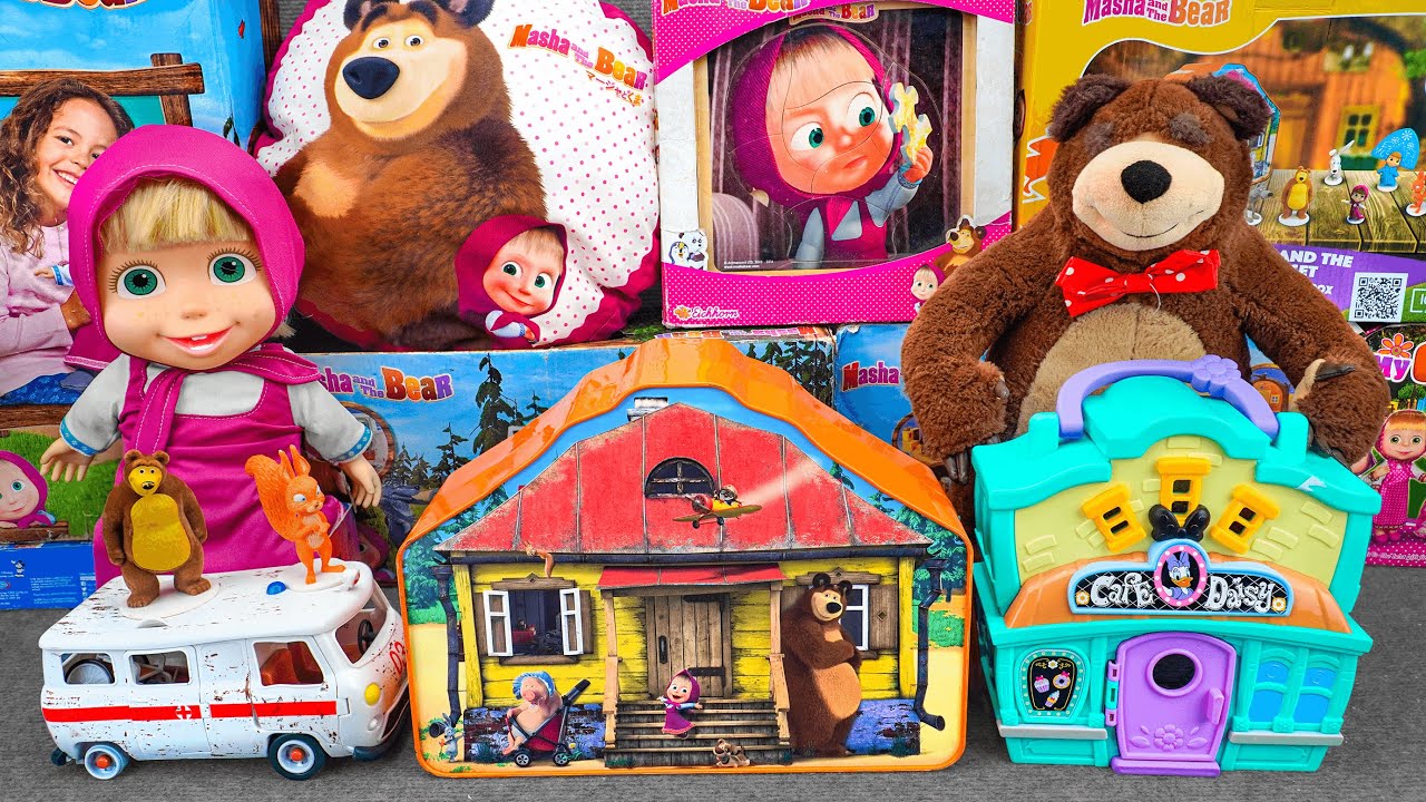 Unboxing Coleccion Masha Y El Oso - Libro + Muñeco - Variantes | Caja Contenedora - Reformas En Casa