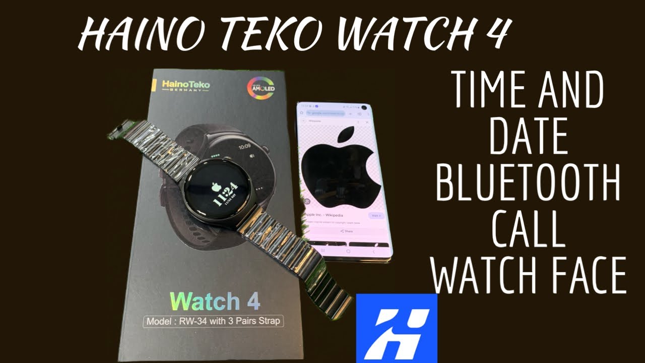 Haino teko watch 4 time and date setting |haino teko watch 4 unboxing | haino teko watch 4 face