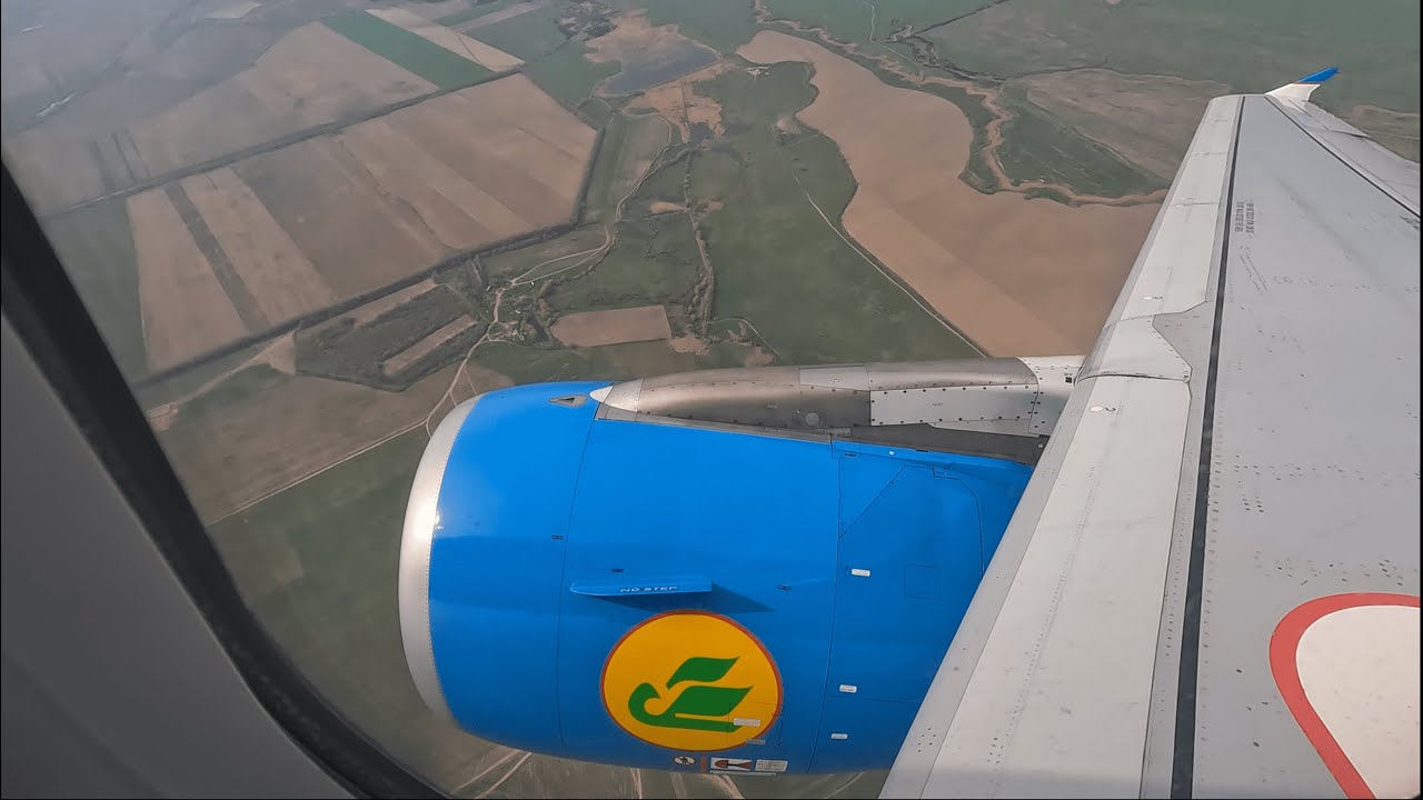 Uzbekistan Airways - routine flight from Tashkent to Almaty