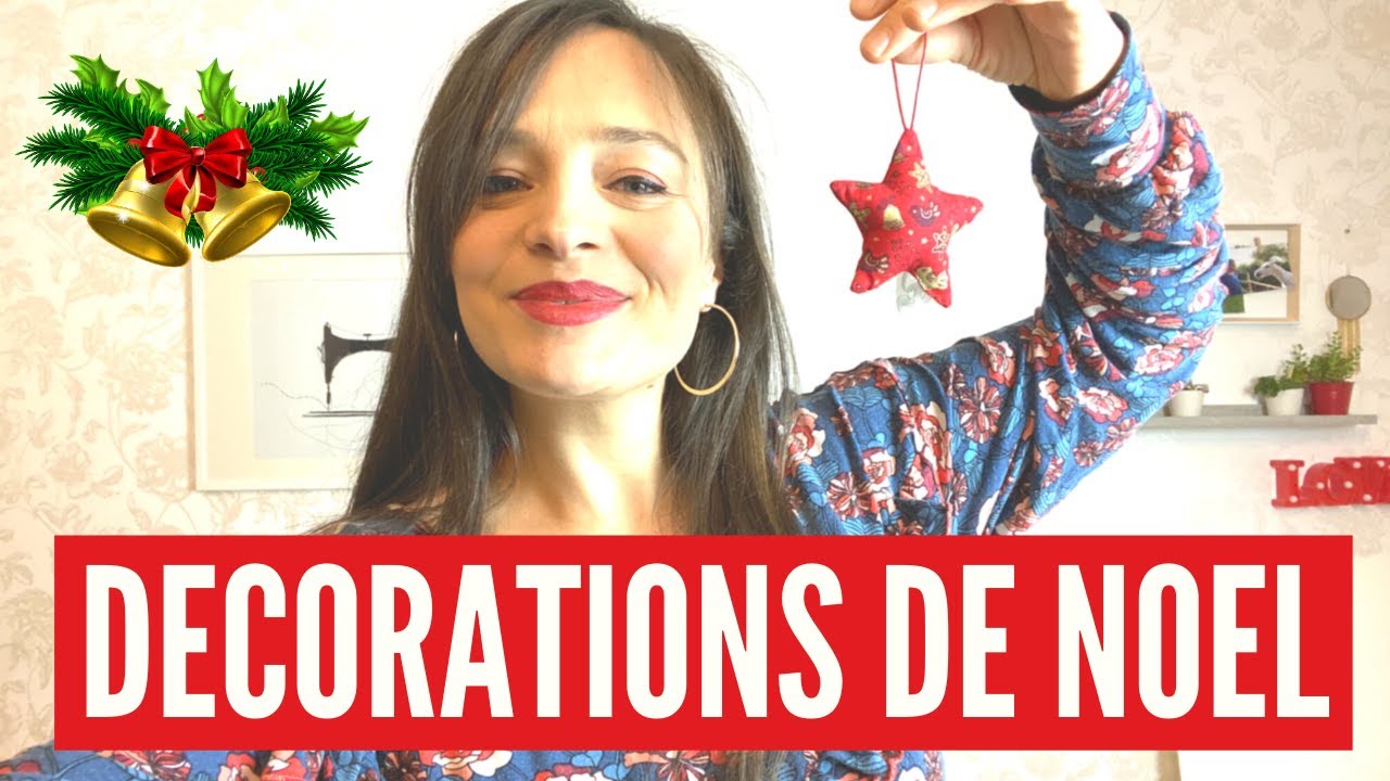 TUTO COUTURE facile : coudre des décorations de noêl