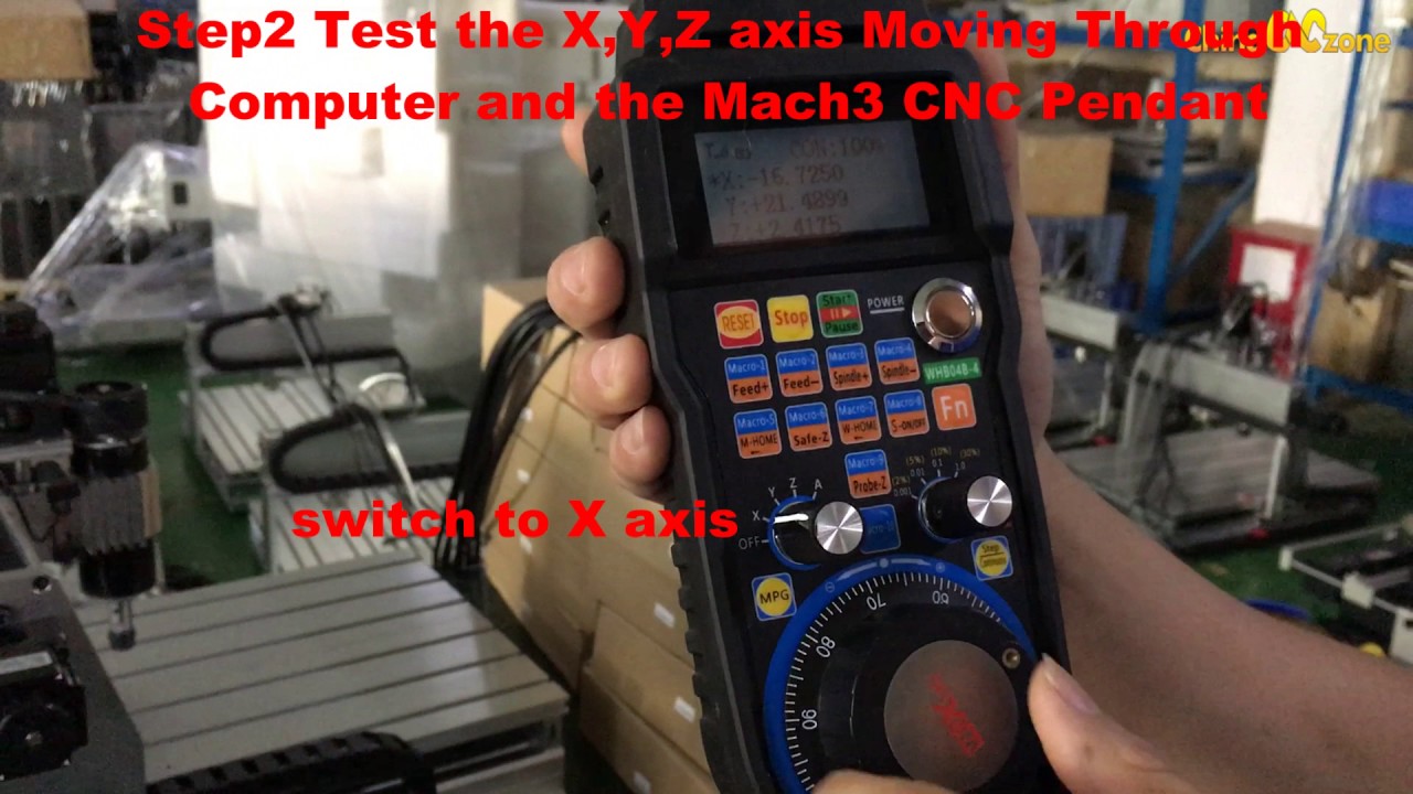 The MPG Handwheel to Control the Mach3 CNC Machine