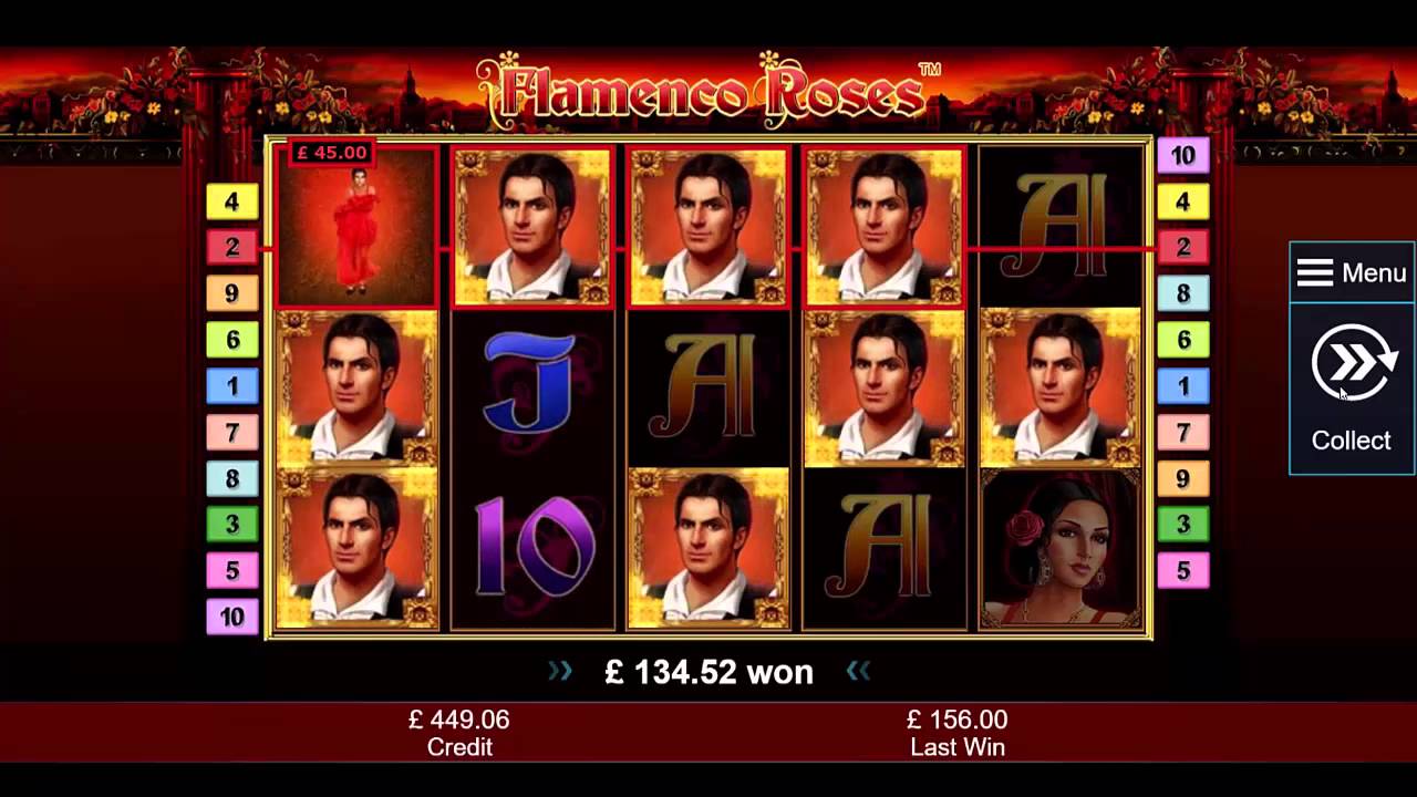 Flamenco Roses Slot - Huge Win!! - Novomatic