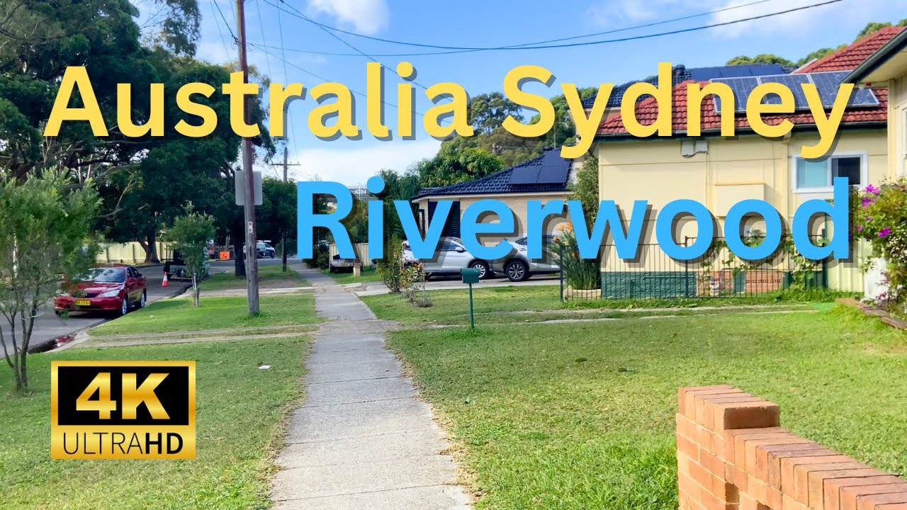 【4K Walk】Walking in Riverwood Sydney Australia on Sunny Day 2023