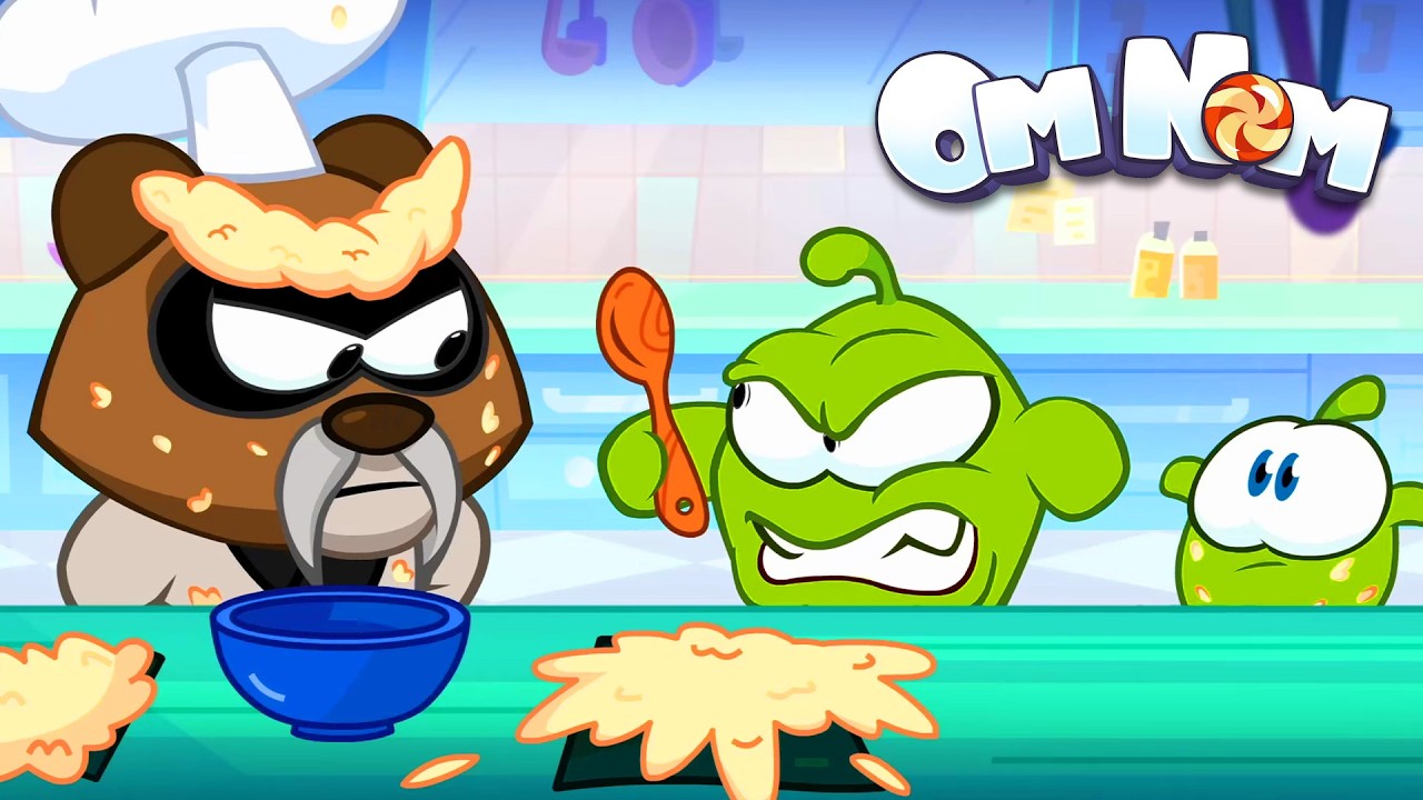 Om Nom LEARNS to COOK DELICIOUS TREATS 🍩Fun cartoons for kids | Toon Mania - English
