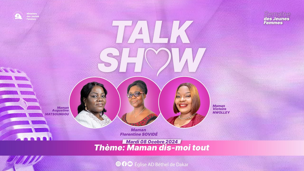 TALK-SHOW - MAMAN DIS-MOI TOUT  || 08-10-2024