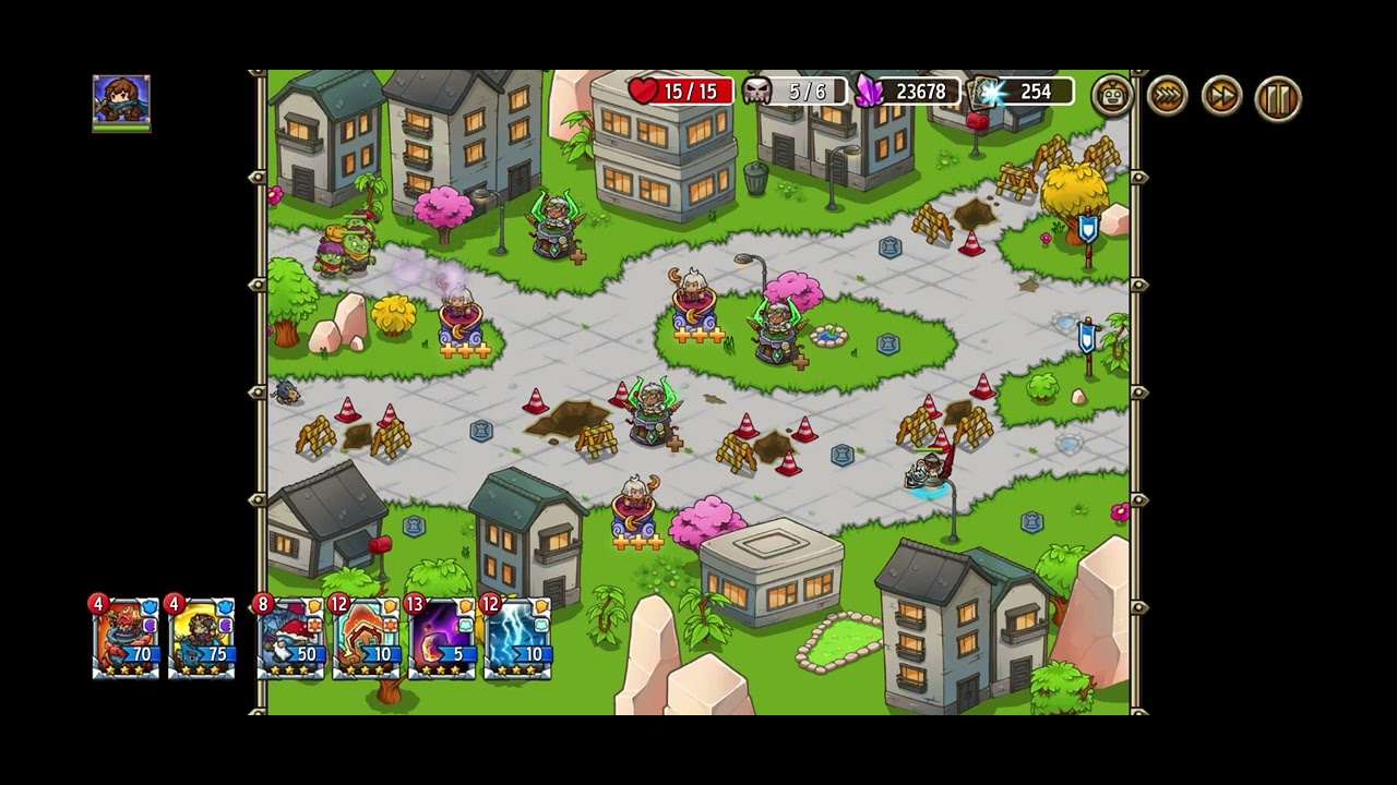 Crazy Defense Hero - Urban Invasion 6 (Crazy) 3 Stars Card