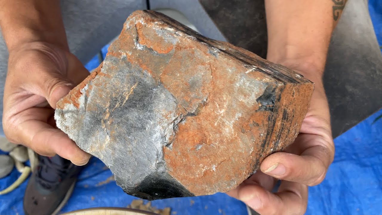 Silver Sheen Obsidian Part 1, Initial Reduction with Hammerstone Direct Percussion