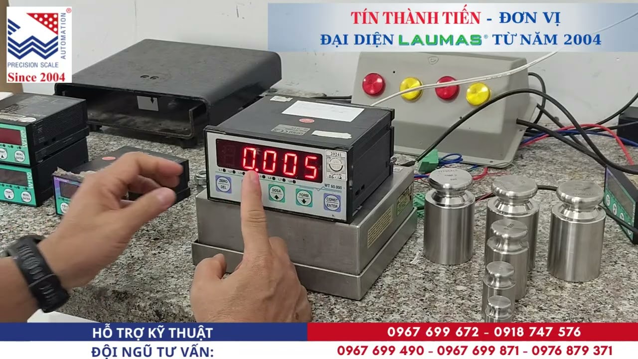 Hướng Dẫn Cài Đặt Thông Số CAPACITY & DIVISION Trên Đầu Cân WT60 | TÍN THÀNH TIẾN