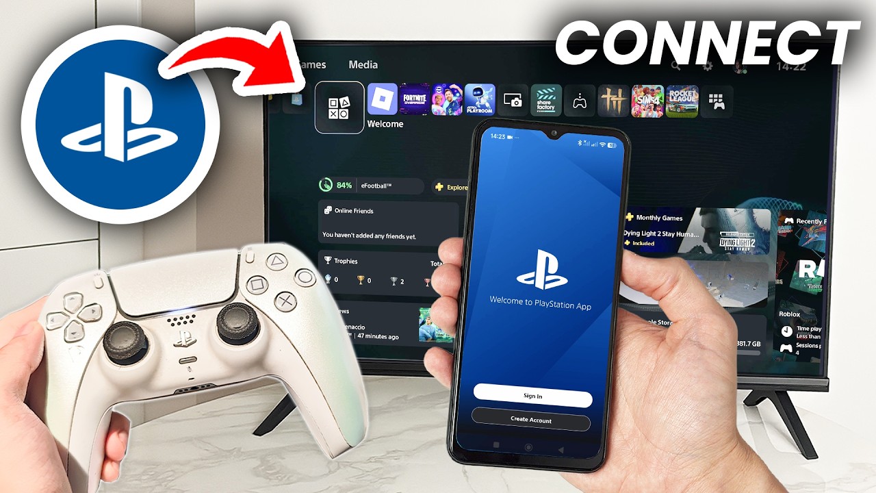 How To Connect PS5 To PS App On Phone - Tutorial
