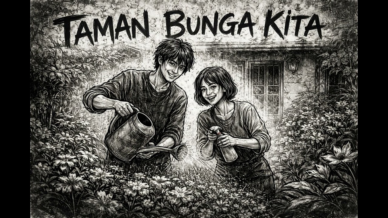 TAMAN BUNGA KITA | AKUSTIK VERSION - ALTERNATIVE ROCK ( AI MUSIC ) #acoustic #aimusic #indie