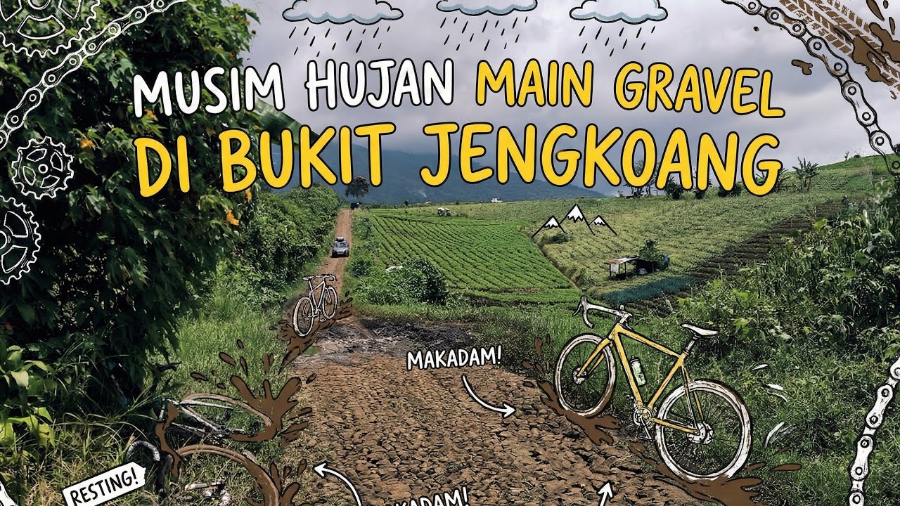 Musim hujan main Gravel ke Bukit Jengkoang Batu Malang | Dji Neo 2